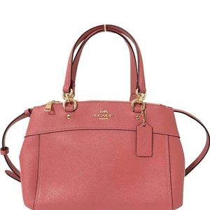Coach Mini Brooke Leather Satchel